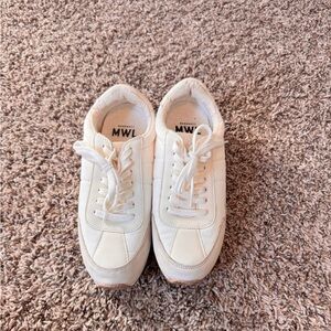 Madewell Cream Sneakers